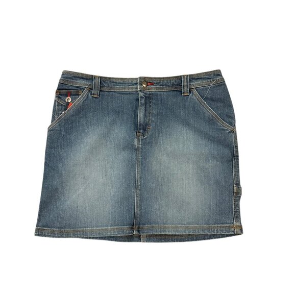 Tommy Hilfiger Women's Stretch Mini Jean Skirt - Picture 3 of 6